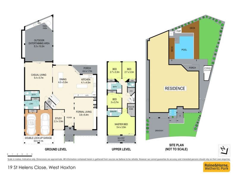 19 St Helens Close, West Hoxton NSW 2171 Floorplan