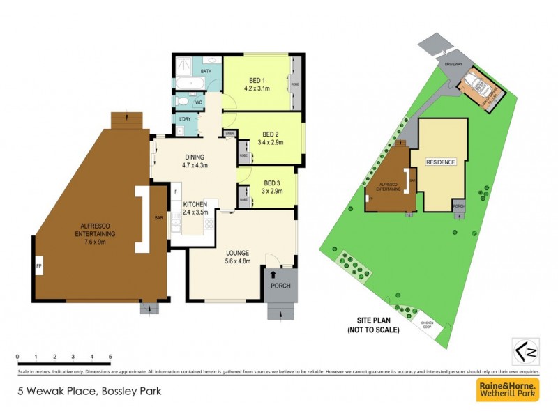 5 Wewak Place, Bossley Park NSW 2176 Floorplan