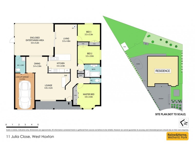 11 Julia Close, West Hoxton NSW 2171 Floorplan