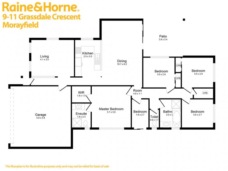9-11 GRASSDALE CRESCENT, Morayfield QLD 4506 Floorplan