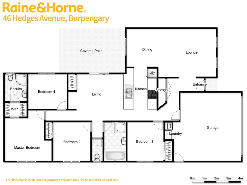 46 HEDGES AVENUE, Burpengary QLD 4505 Floorplan