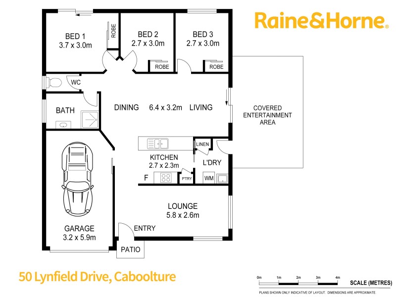 50 LYNFIELD DRIVE, Caboolture QLD 4510 Floorplan