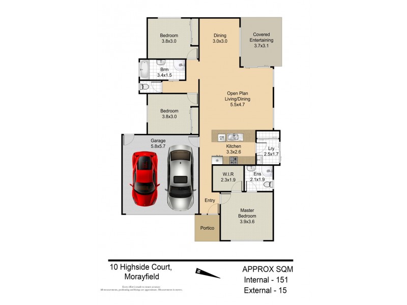 10 HIGHSIDE COURT, Morayfield QLD 4506 Floorplan