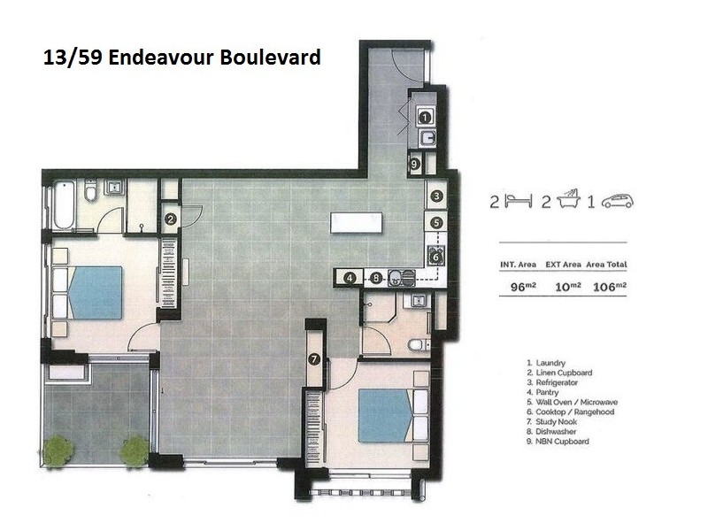13 59 ENDEAVOUR BOULEVARD, North Lakes QLD 4509 Floorplan