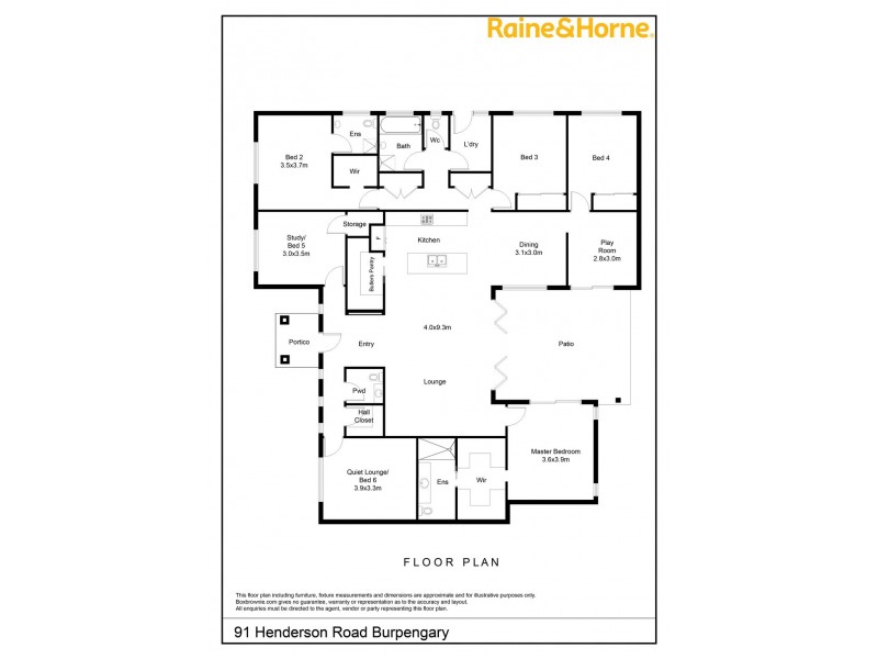 91 HENDERSON ROAD, Burpengary QLD 4505 Floorplan