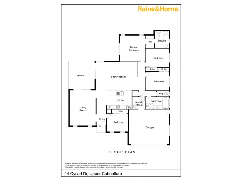 14 CYCAD DRIVE, Upper Caboolture QLD 4510 Floorplan