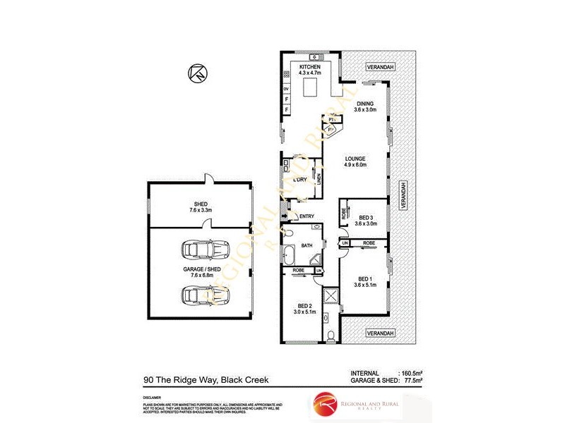 90 The Ridge Way, Black Creek Via, Lorne NSW 2439 Floorplan
