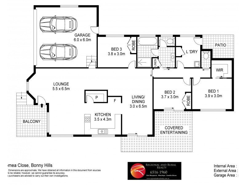 5 Coomea Close, Bonny Hills NSW 2445 Floorplan