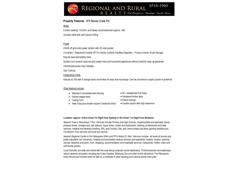 474 Stoney Creek Rd, Redbank NSW 2446