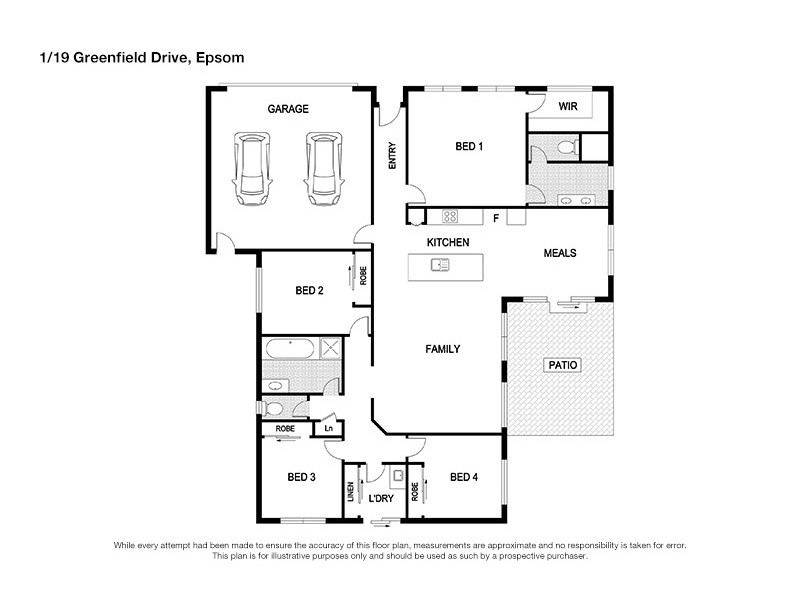 Lots 1/19 Greenfield Drive, Epsom VIC 3551 Floorplan