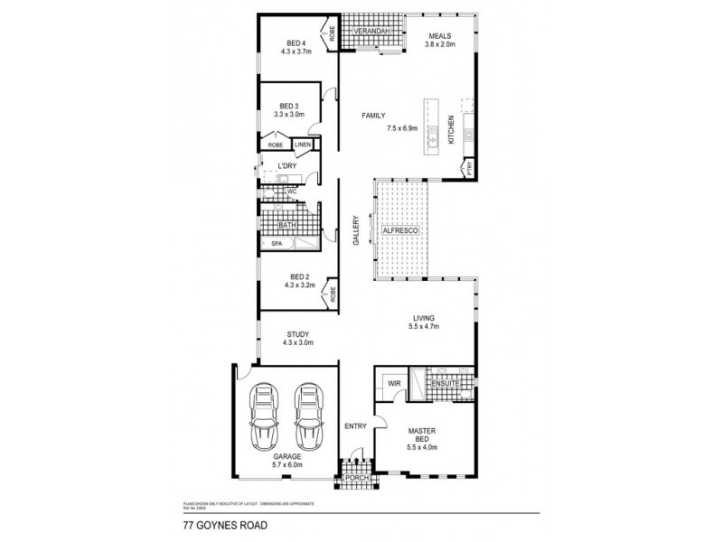 77 Goynes Road, Epsom VIC 3551 Floorplan
