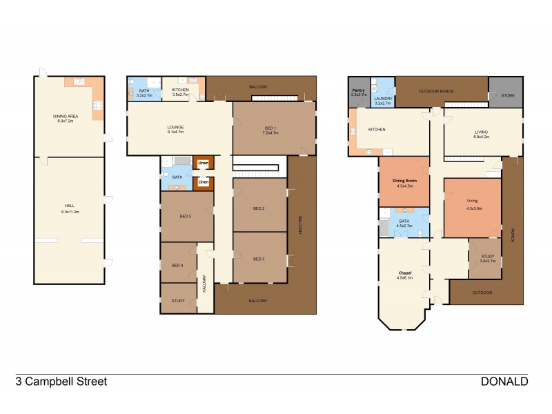 3 Campbell Street, Donald VIC 3480 Floorplan