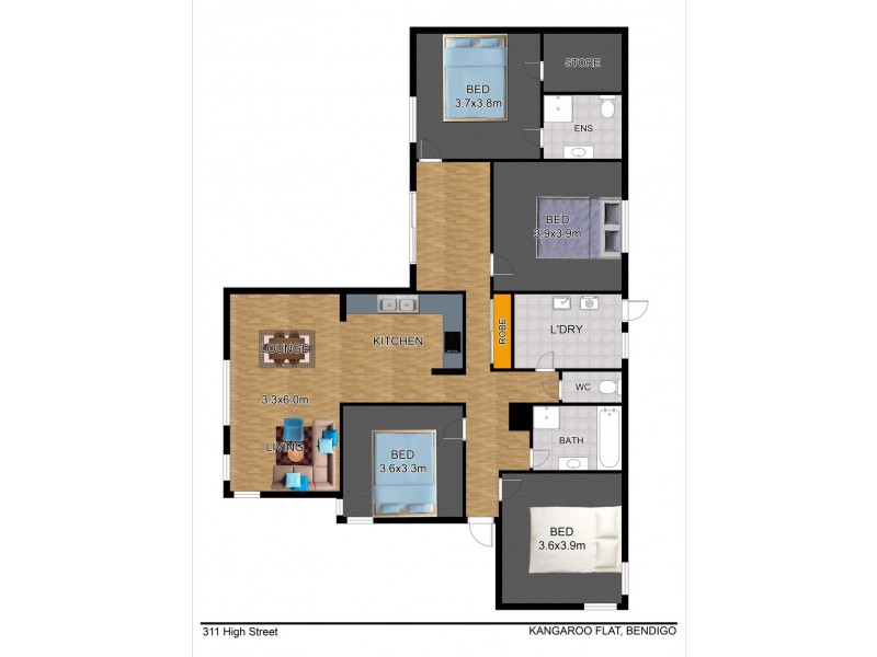 311 High Street, Kangaroo Flat VIC 3555