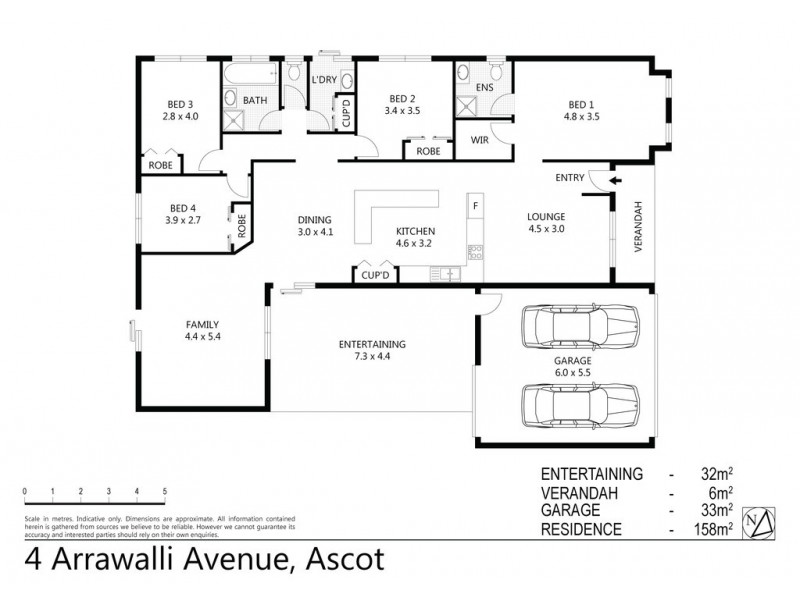4 Arrawalli Avenue, Ascot VIC 3551 Floorplan