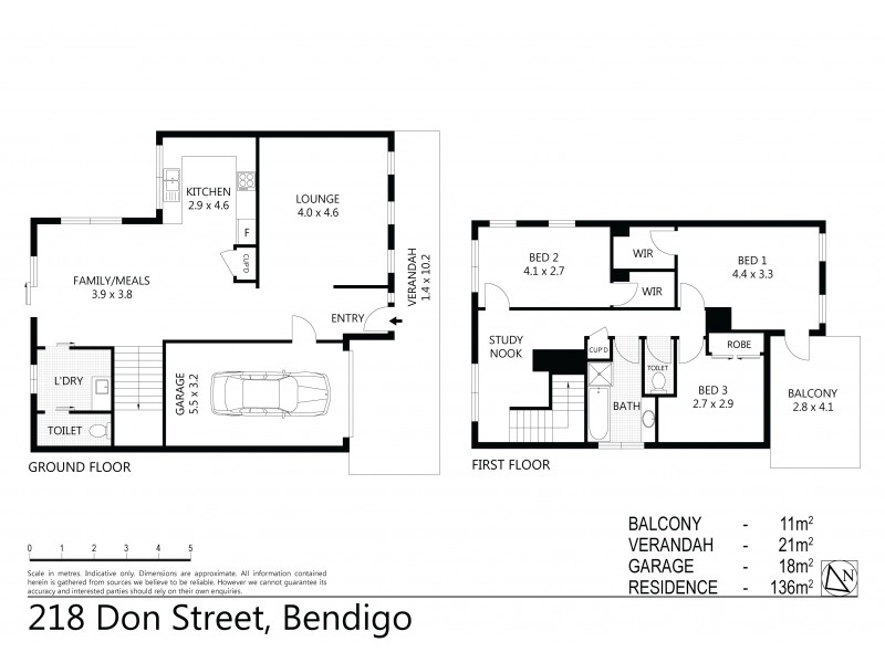 218 Don Street, Bendigo VIC 3550 Floorplan