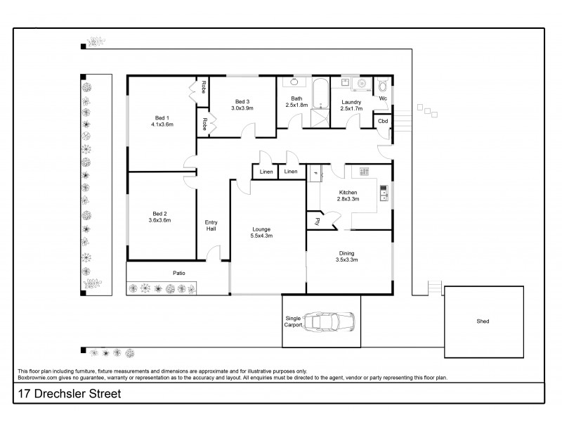 17 Drechsler Street, Flora Hill VIC 3550 Floorplan