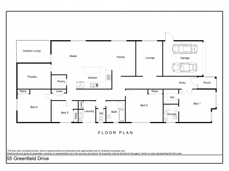 55 Greenfield Drive, Epsom VIC 3551 Floorplan