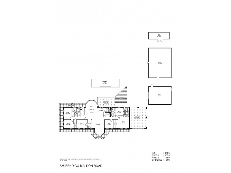 328 Bendigo-Maldon Road, Lockwood South VIC 3551 Floorplan