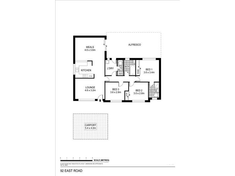 92 East Road, Huntly VIC 3551 Floorplan