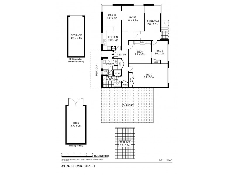 43 Caledonia Street, North Bendigo VIC 3550 Floorplan