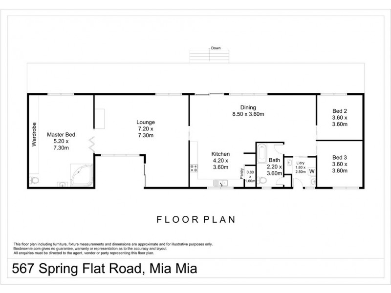 567 Spring Flat Road, Mia Mia VIC 3444 Floorplan