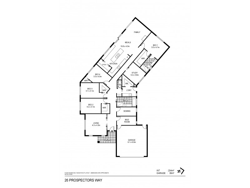 26 Prospectors Way, Big Hill VIC 3555 Floorplan