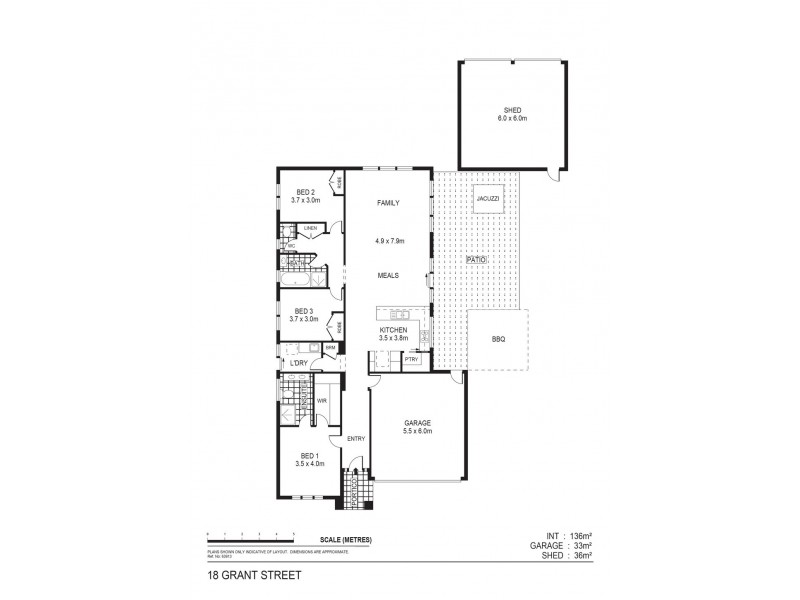 18 Grant Street, Goornong VIC 3557 Floorplan