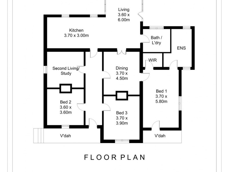 1 Pine Street, Quarry Hill VIC 3550 Floorplan