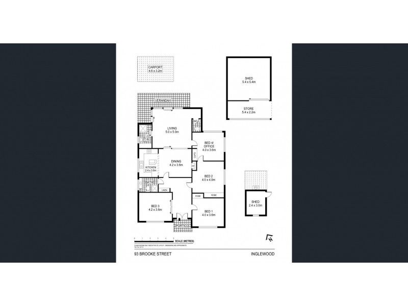 93 Brooke Street, Inglewood VIC 3517 Floorplan