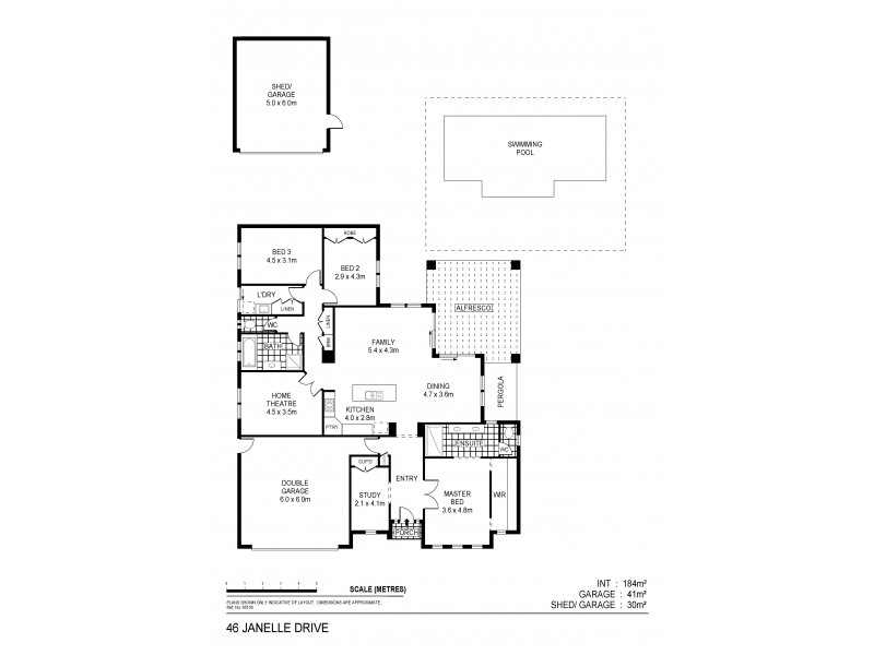 46 Janelle Drive, Maiden Gully VIC 3551 Floorplan