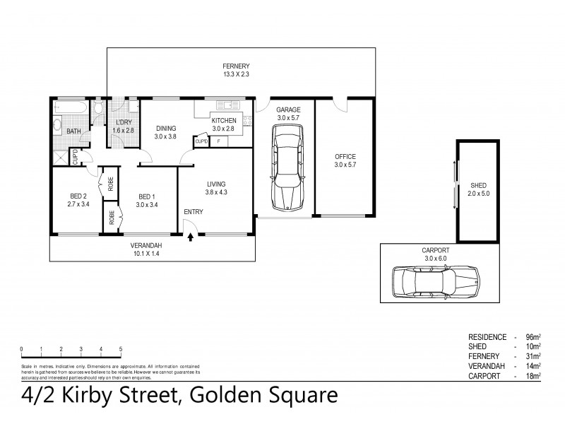 4/2 Kirby Street, Golden Square VIC 3555 Floorplan