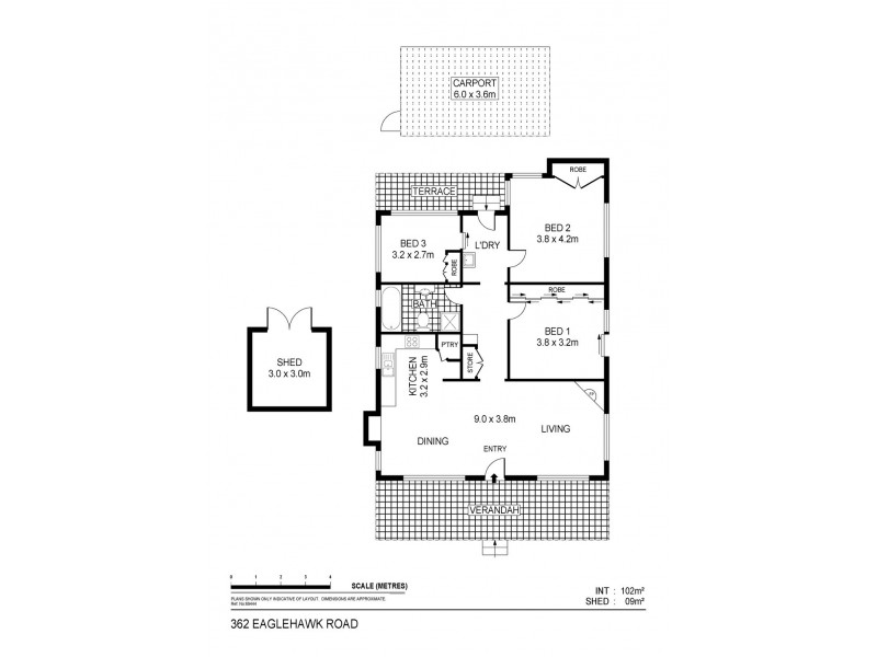 362 Eaglehawk Road, California Gully VIC 3556 Floorplan