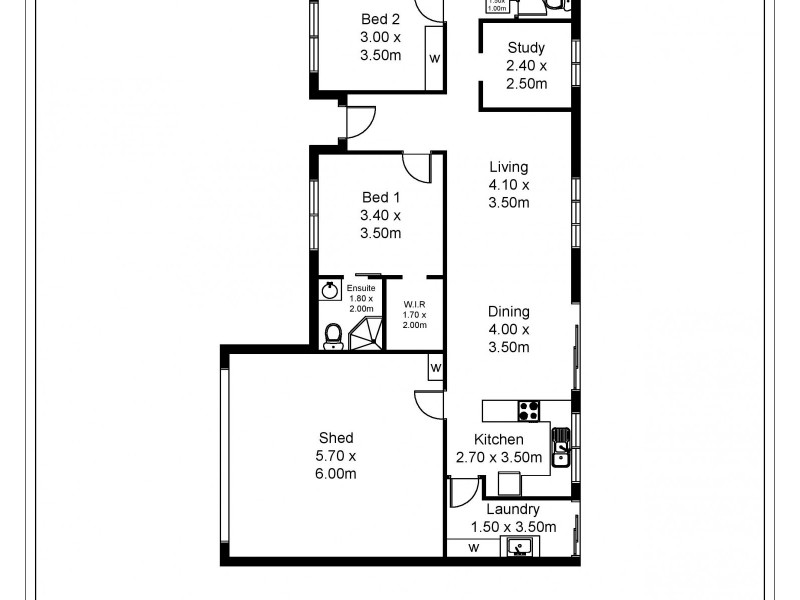 337 Howard Street, Jackass Flat VIC 3556 Floorplan