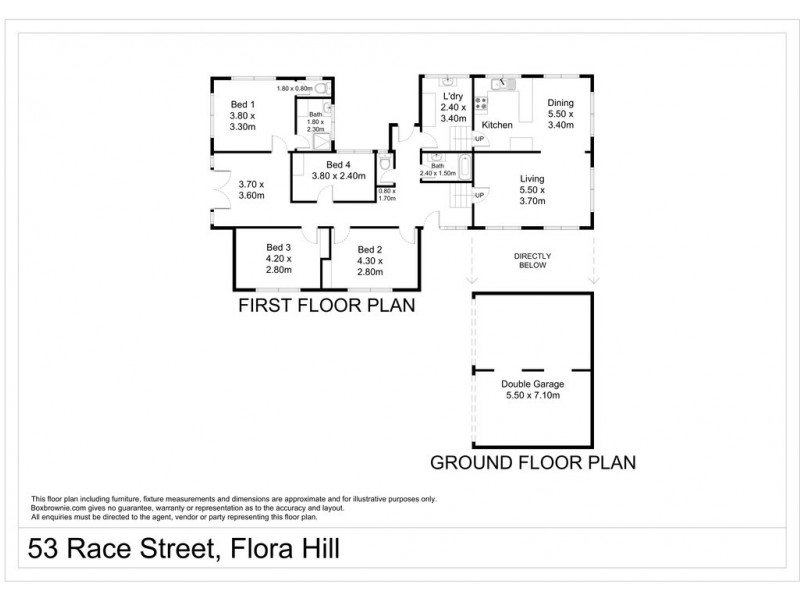 53 Race Street, Flora Hill VIC 3550 Floorplan