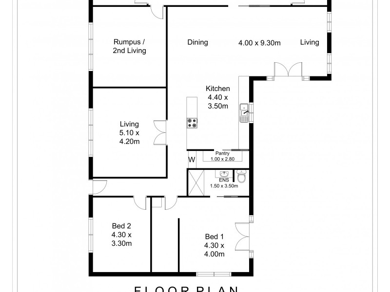 2 Degille Street, North Bendigo VIC 3550 Floorplan