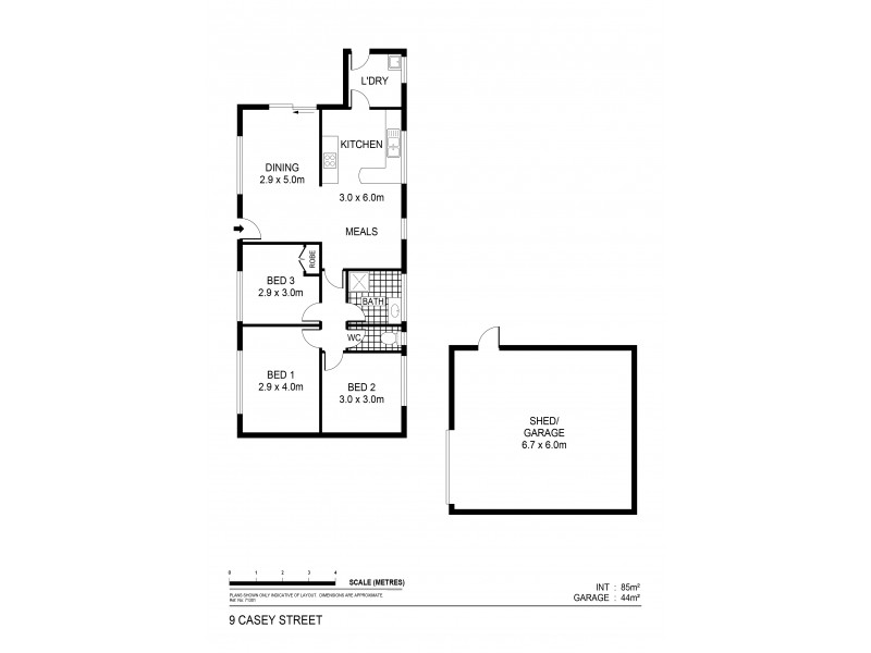 9 Casey Street, East Bendigo VIC 3550 Floorplan