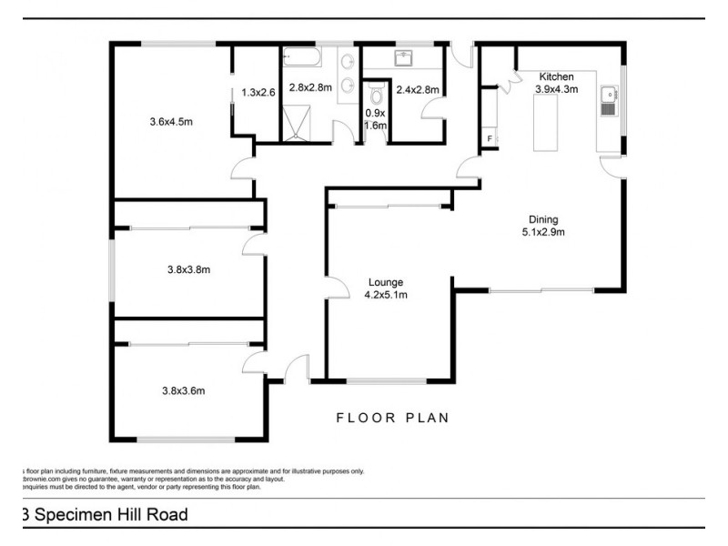 69-71 and 73 Specimen Hill Road, Golden Square VIC 3555 Floorplan