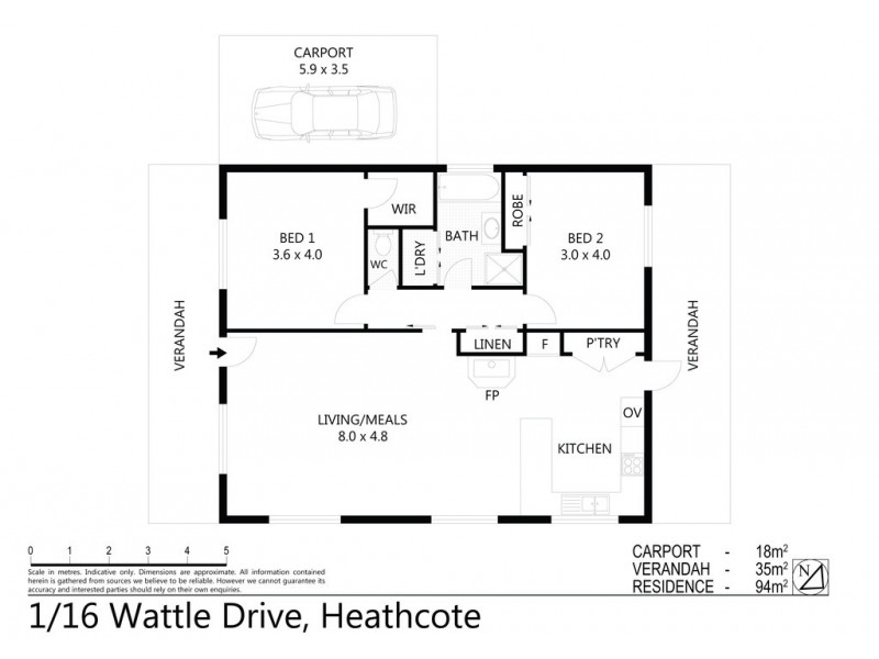 1/16 Wattle Drive, Heathcote VIC 3523