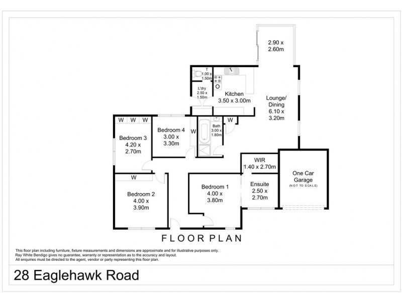 28 Eaglehawk Road, Ironbark VIC 3550 Floorplan