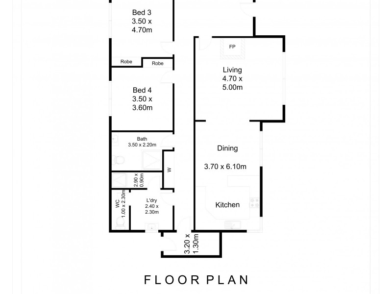43 Holmes Road, Long Gully VIC 3550 Floorplan