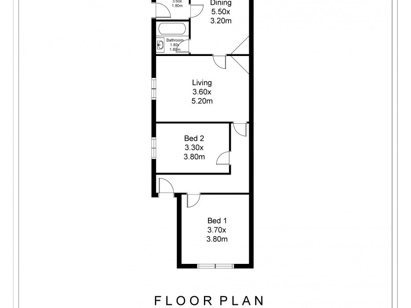 57 Gladstone Street, Quarry Hill VIC 3550 Floorplan