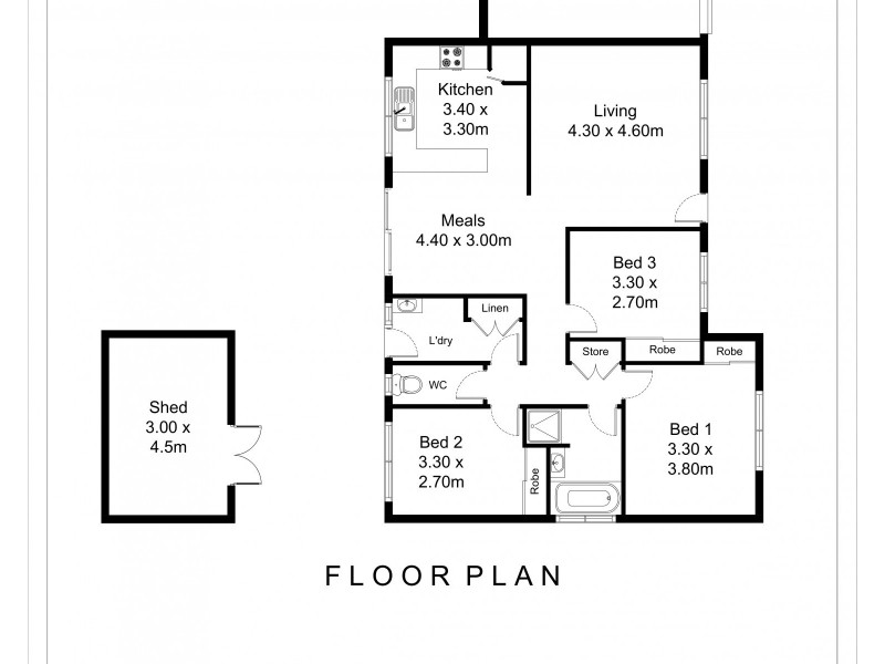 18 Ross Street, White Hills VIC 3550 Floorplan