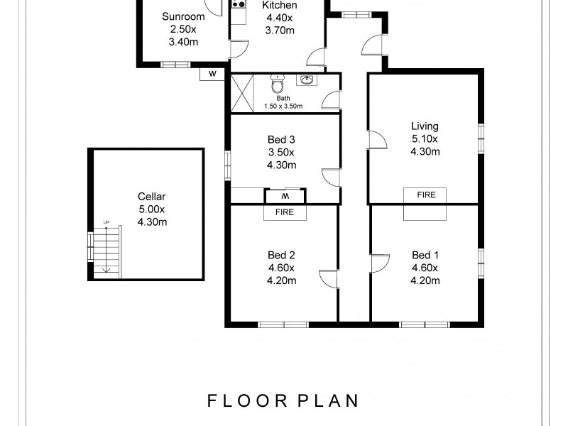 43 Booth Street, Golden Square VIC 3555 Floorplan