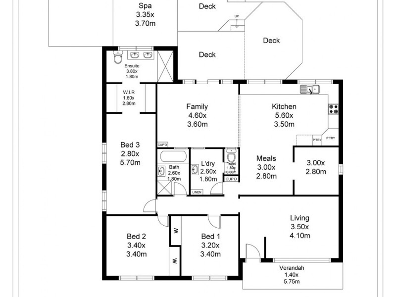 7 Elizabeth Street, Spring Gully VIC 3550 Floorplan