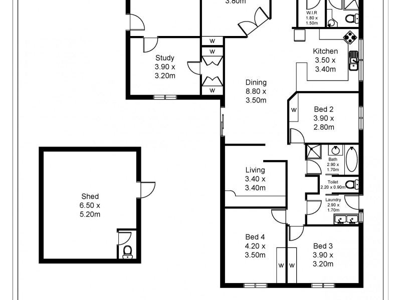 3 Wilton Court, Golden Square VIC 3555 Floorplan