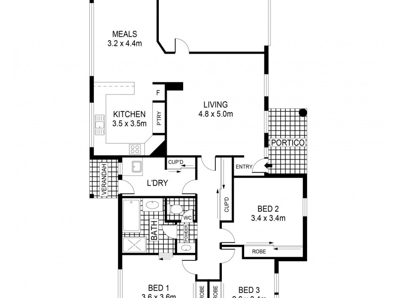 4 Miranda Close, Strathdale VIC 3550 Floorplan