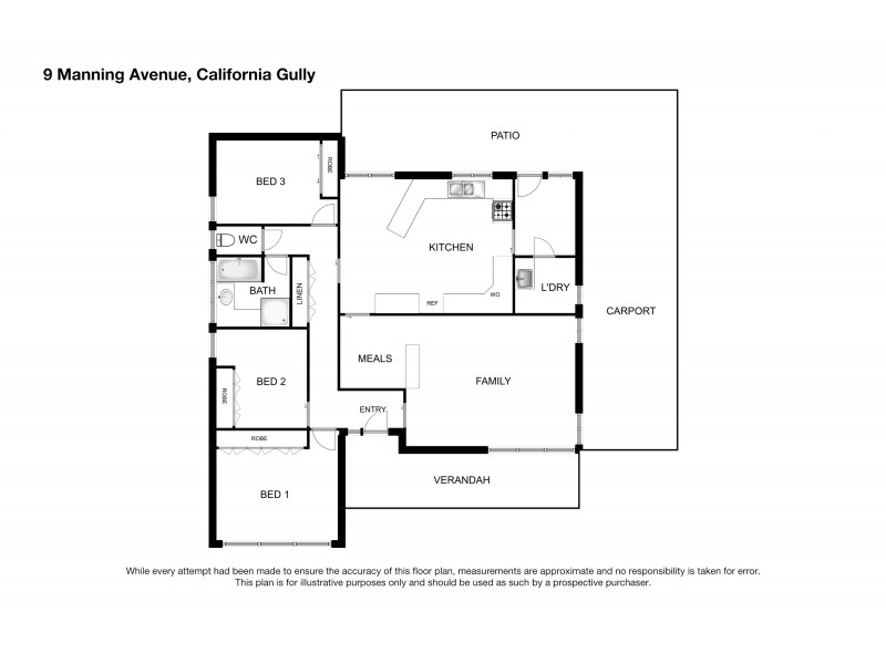 9 Manning Avenue, California Gully VIC 3556 Floorplan