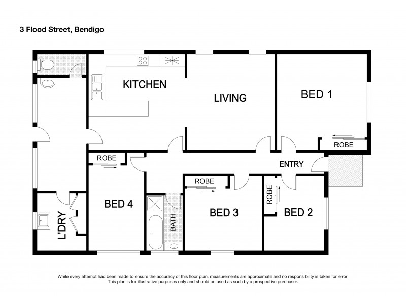 3 Flood Street, Bendigo VIC 3550 Floorplan