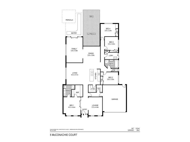 5 McConnachie Court, Ascot VIC 3551 Floorplan