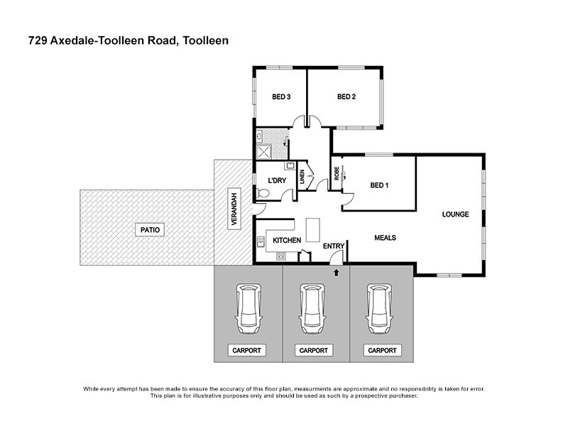 729 Toolleen Axedale Rd, Axedale VIC 3551 Floorplan